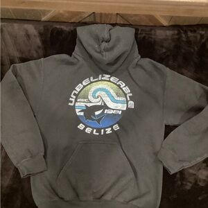 Gildan Black Graphic Hoodie